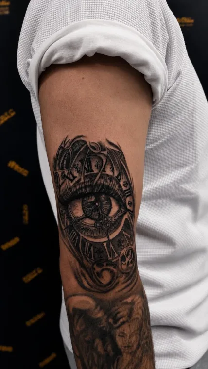 BLACK DAGGER TATTOO Realism - Portre - Hayvan 22