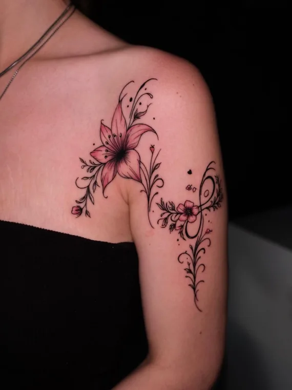 Fine Line - Minimal - Floral 06