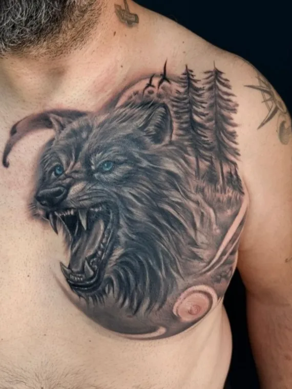 BLACK DAGGER TATTOO Cover Up 10