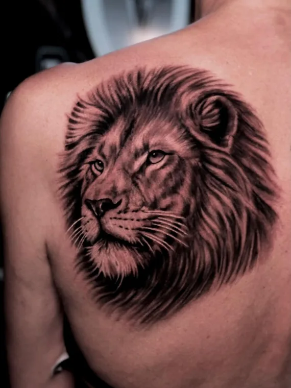 BLACK DAGGER TATTOO Realism - Portre - Hayvan 11