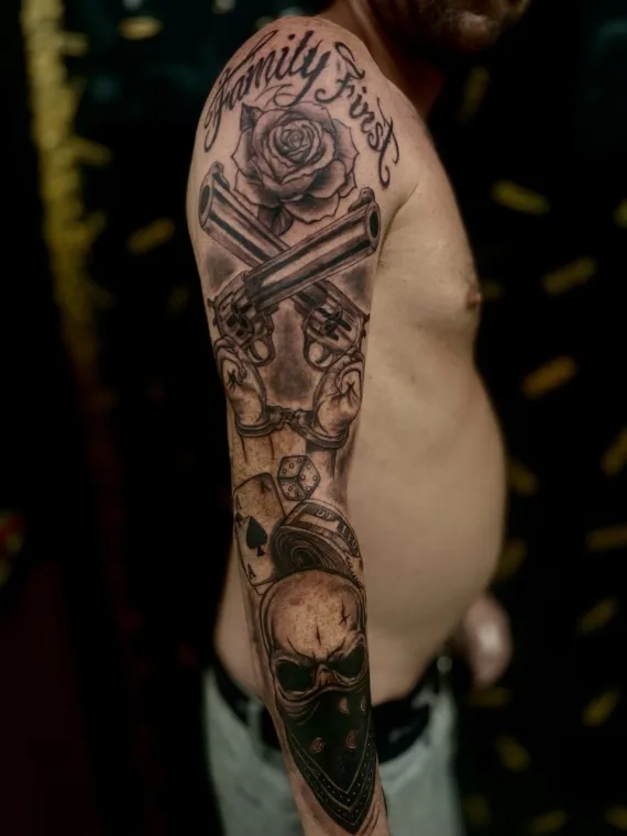 BLACK DAGGER TATTOO Realism - Portre - Hayvan